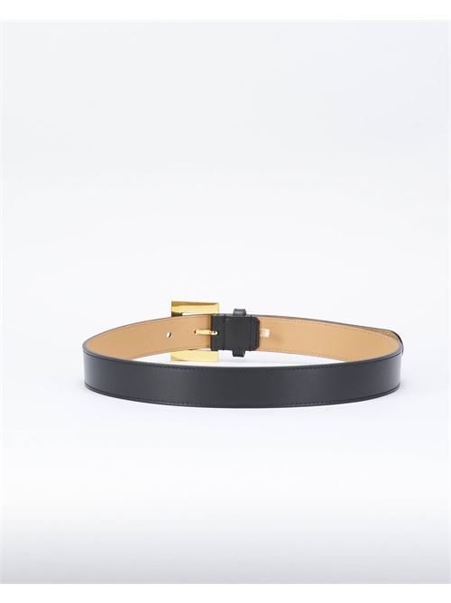 Leather belt with clip loop Elisabetta Franchi ELISABETTA FRANCHI | Belt | CT12S46E2110